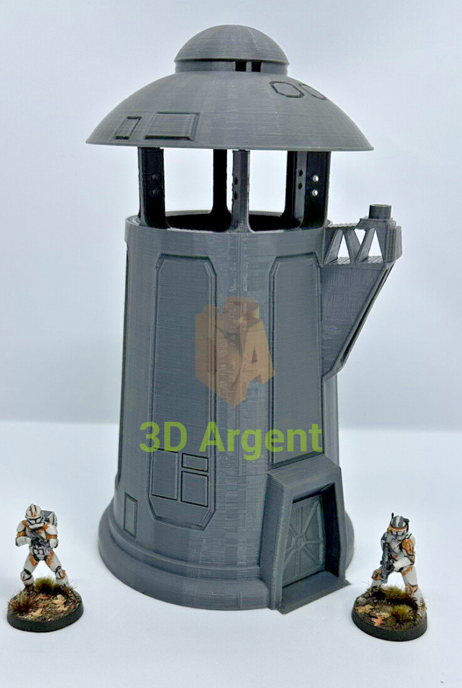 Desert Tower 28mm Scenery Terrain compatible Star Wars Legion 3D Printed Toys & Games:Wargames & Role-Playing:Scenery