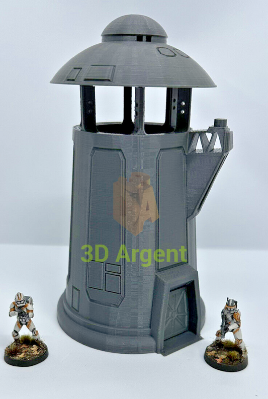 Desert Tower 28mm Scenery Terrain compatible Star Wars Legion 3D Printed Toys & Games:Wargames & Role-Playing:Scenery