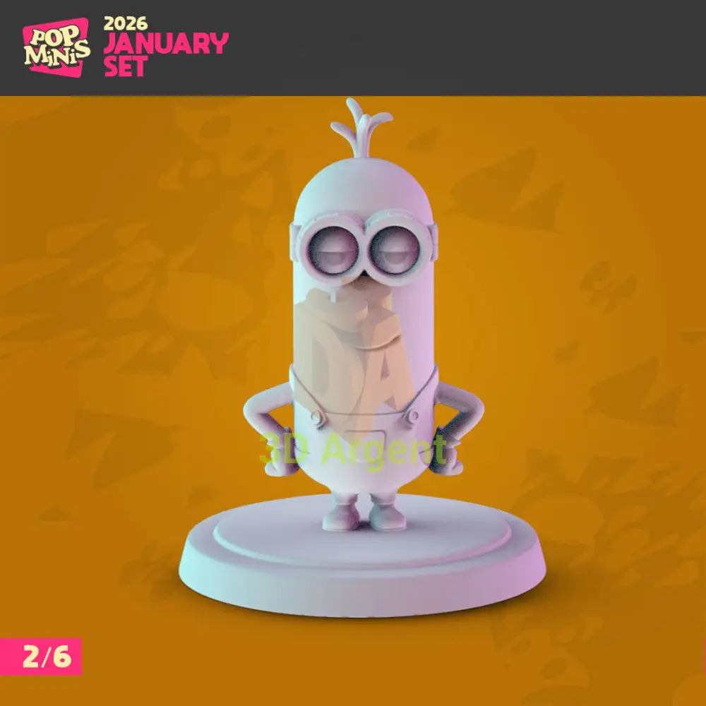 Despicable Me Figures compatible D&D DragonLance Miniatures Pop Minis - 2 Kevin - Toys & Games:Wargames &