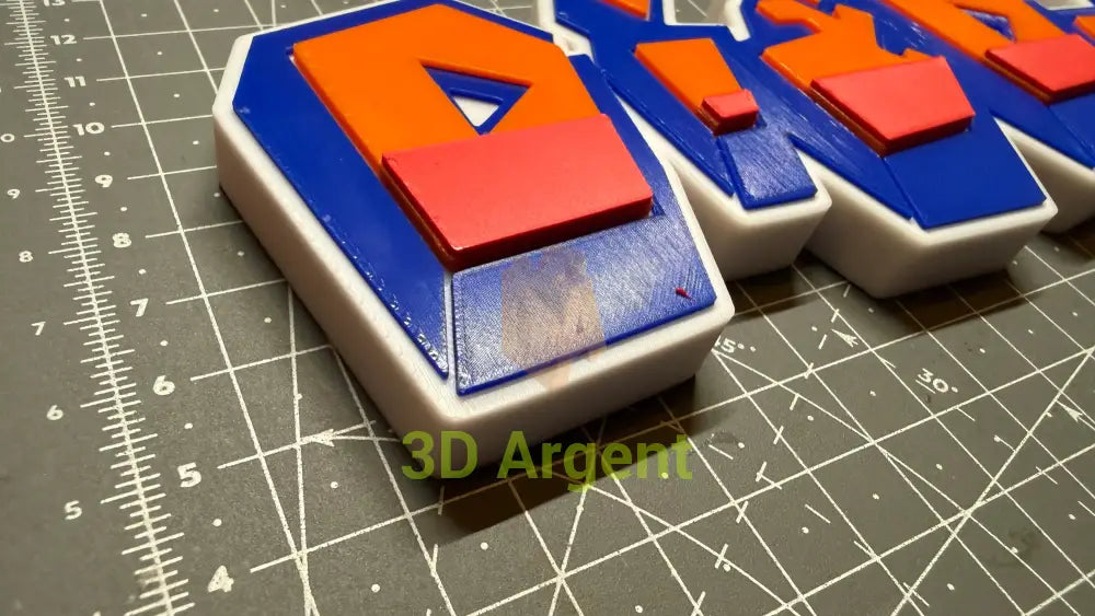 Dig Dug Logo Sign Stand 3D Printed Multi Colour Retro Arcade Display Decor Video Games & Consoles:Video Game Merchandise
