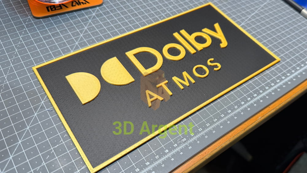 Dolby Atmos cinema sign - 3D printed mancave cinema room Collectables:Science Fiction Collectables:Other Science