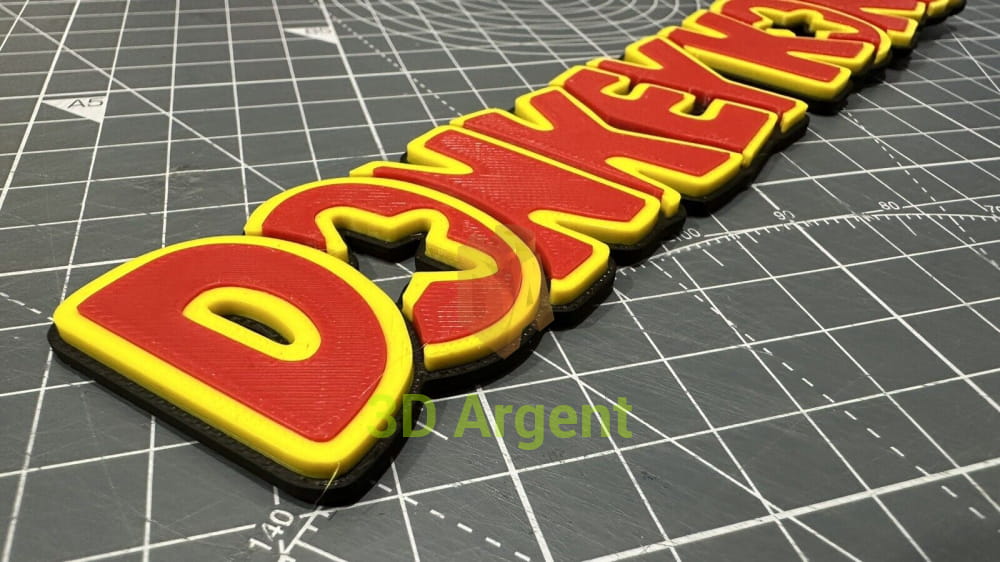 Donkey Kong - 3D Printed Sign Stand Collectables:Science Fiction Collectables:Other Science Fiction Items