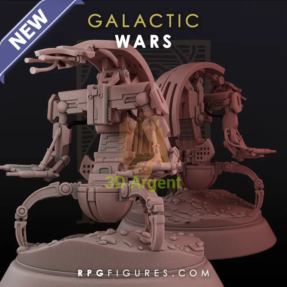 Droideka - Star Wars Legion Scale 3D Printed Resin Miniature