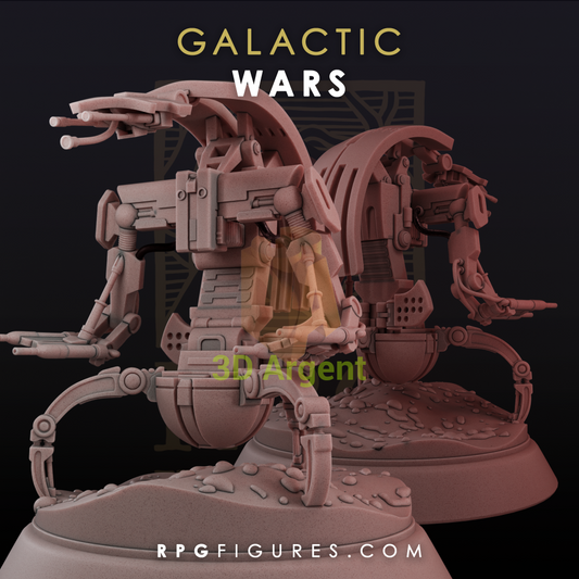 Droideka - Star Wars Legion Scale 3D Printed Resin Miniature