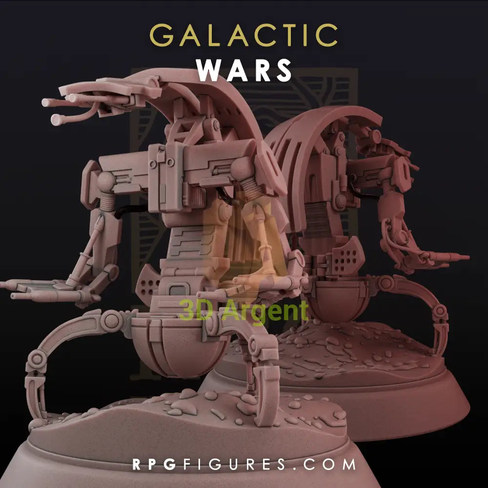 Droideka - Star Wars Legion Scale 3D Printed Resin Miniature