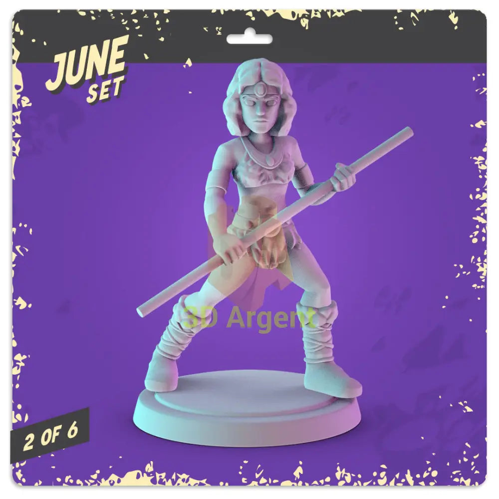 Dungeons & Dragons Animated Series Figures compatible D&D Miniatures Pop Minis - 2 Diana the Acrobat - Toys &