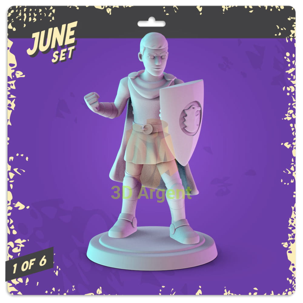 Dungeons & Dragons Animated Series Figures compatible D&D Miniatures Pop Minis - 4 Eric the Cavalier - Toys &