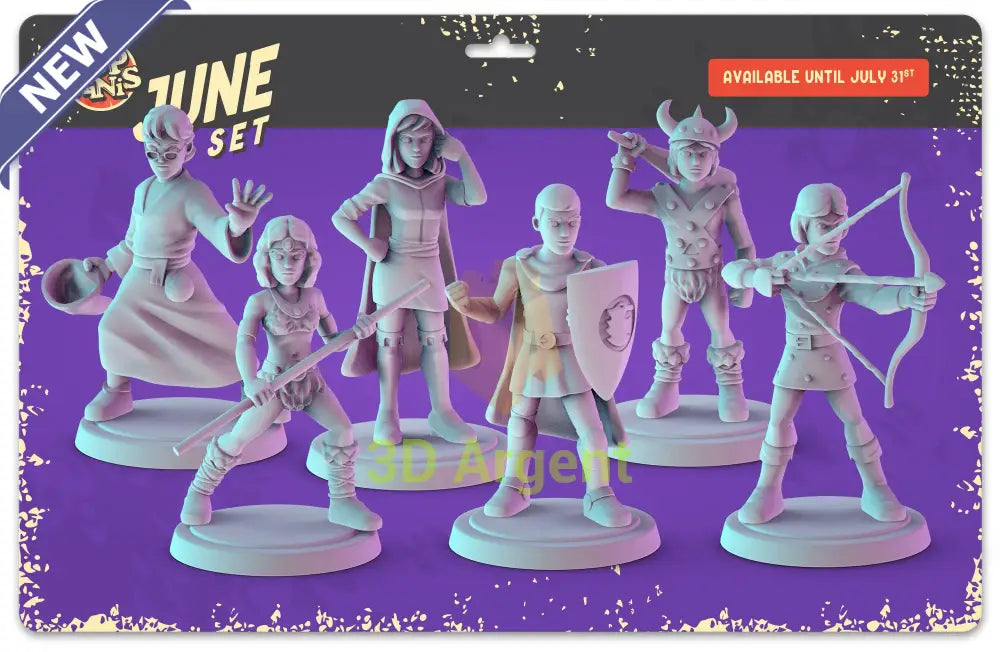 Dungeons & Dragons Animated Series Figures compatible D&D Miniatures Pop Minis - All Figures - Toys & Games:Wargames &