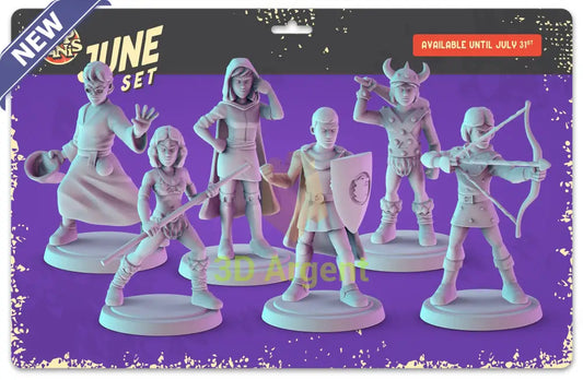 Dungeons & Dragons Animated Series Figures compatible D&D Miniatures Pop Minis - All Figures - Toys & Games:Wargames &