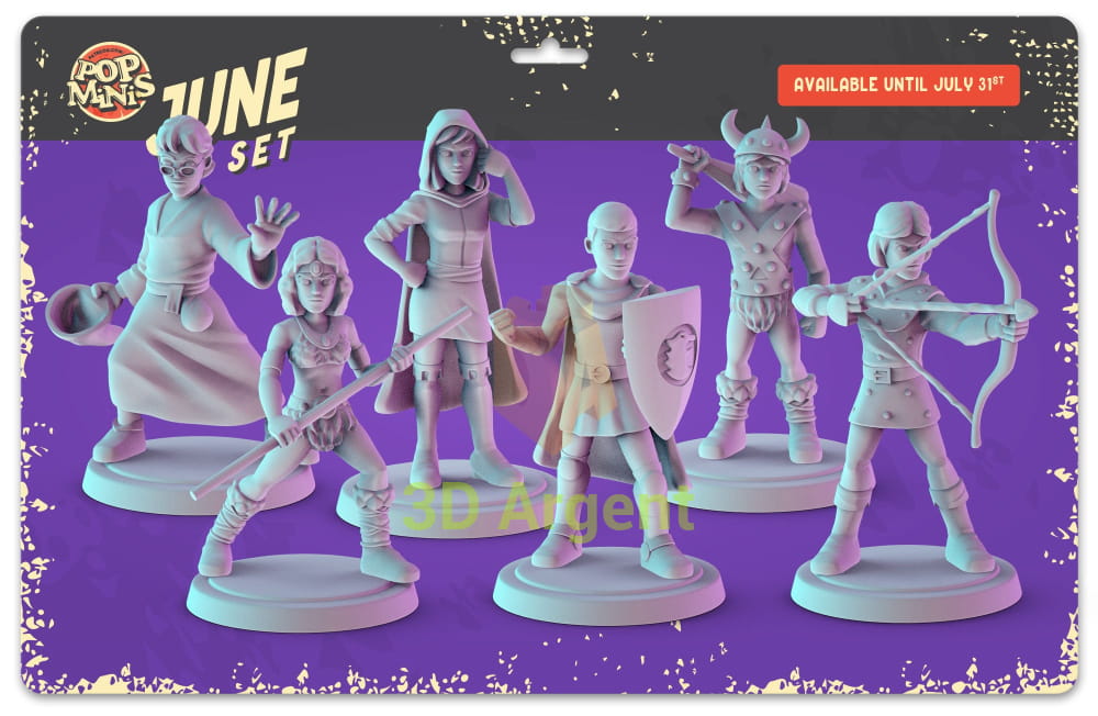Dungeons & Dragons Animated Series Figures compatible D&D Miniatures Pop Minis - All Figures - Toys & Games:Wargames &