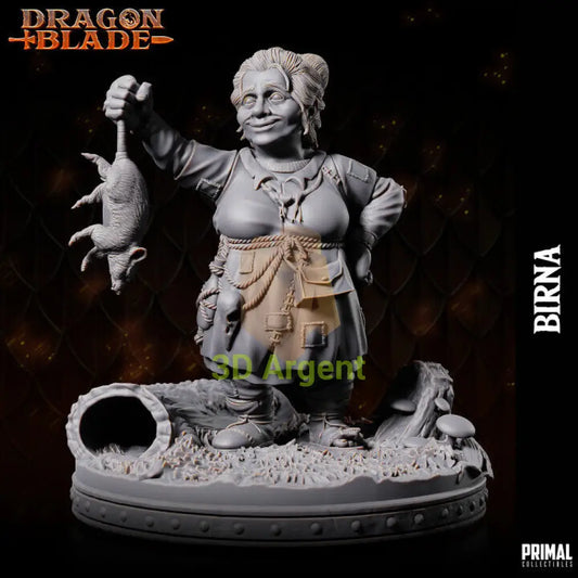 Dwarf - Birna - Fantasy compatible D&D DragonLance Miniatures Primal 32mm Toys & Games:Wargames &