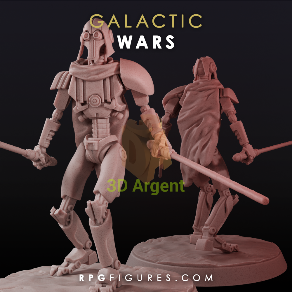 EG-5 Jedi Hunter droid | Star Wars Legion Scale | 3D Printed Resin Miniatures | RPG Figures Toys & Games:Wargames &