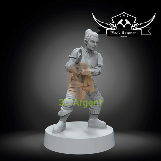 Elara Dorne - Star Wars Legion compatible 3D Printed Resin Miniatures Toys & Games:Wargames & Role-Playing:Star Wars