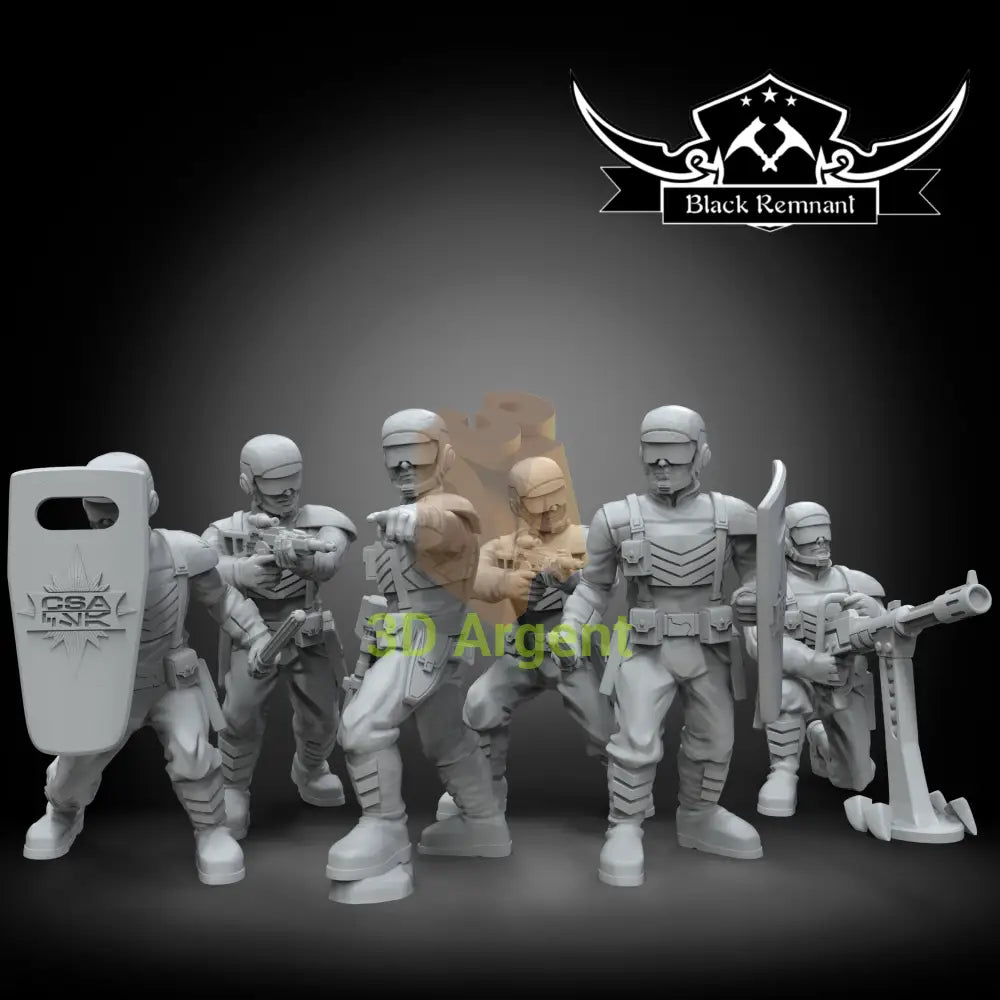 ESPOs Corporate Sector Squad Star Wars Legion compatible 3D Print Resin Miniatures Toys & Games:Wargames &
