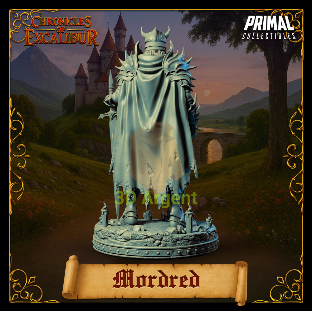 Evil Knight - Mordred - Fantasy compatible D&D DragonLance Miniatures Primal