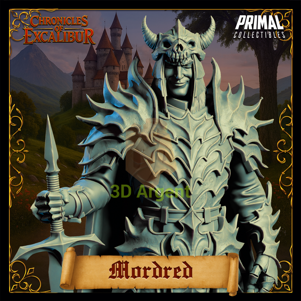 Evil Knight - Mordred - Fantasy compatible D&D DragonLance Miniatures Primal