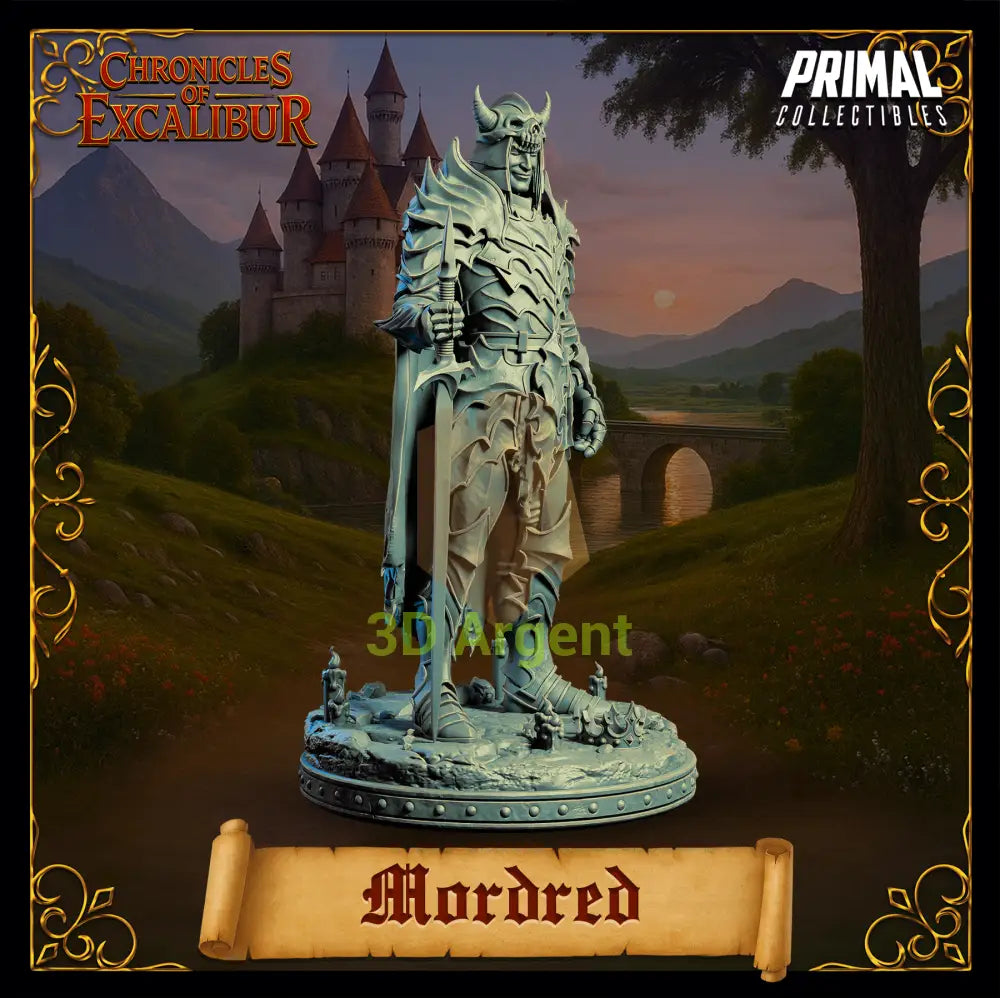 Evil Knight - Mordred - Fantasy compatible D&D DragonLance Miniatures Primal