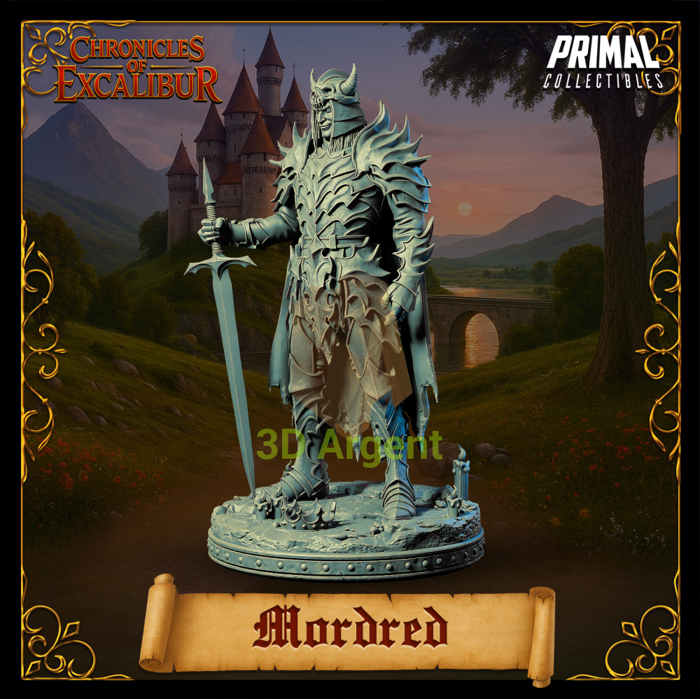 Evil Knight - Mordred - Fantasy compatible D&D DragonLance Miniatures Primal