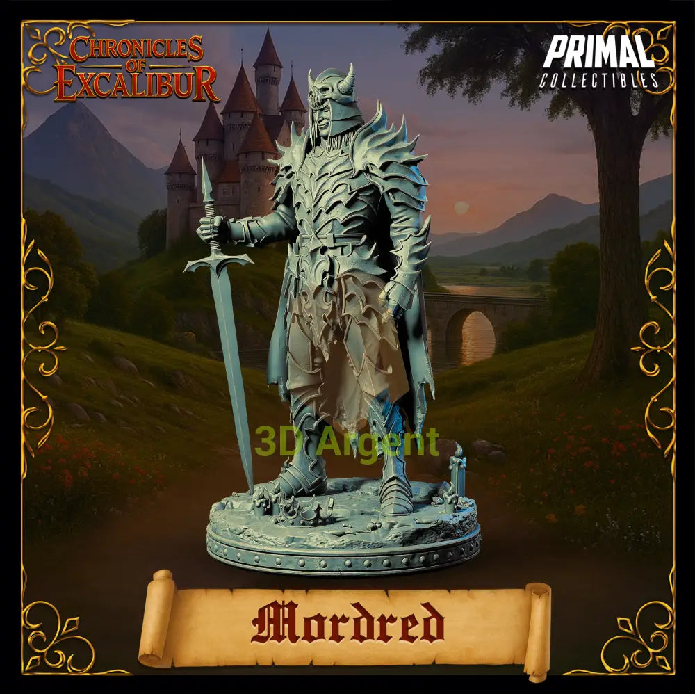 Evil Knight - Mordred - Fantasy compatible D&D DragonLance Miniatures Primal
