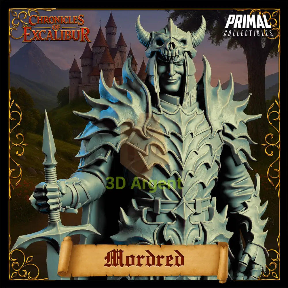 Evil Knight - Mordred - Fantasy compatible D&D DragonLance Miniatures Primal