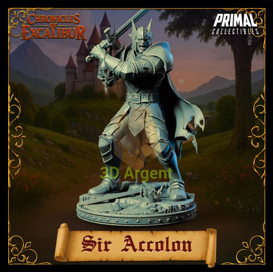 Evil Knight - Sir Accolon - Fantasy compatible D&D DragonLance Miniatures Primal
