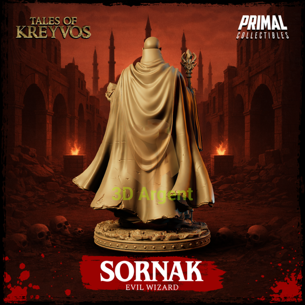 Evil Wizard Sornak - Toys & Games:Wargames & Role-Playing:Role-Playing:Dungeons & Dragons:Dungeons & Dragons