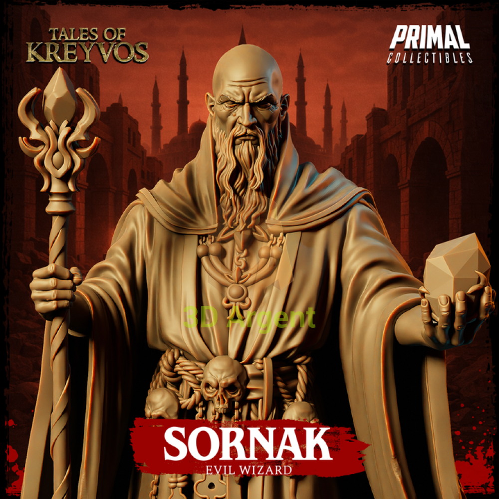 Evil Wizard Sornak - Toys & Games:Wargames & Role-Playing:Role-Playing:Dungeons & Dragons:Dungeons & Dragons