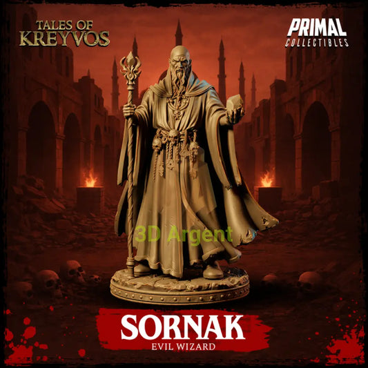 Evil Wizard Sornak - Toys & Games:Wargames & Role-Playing:Role-Playing:Dungeons & Dragons:Dungeons & Dragons