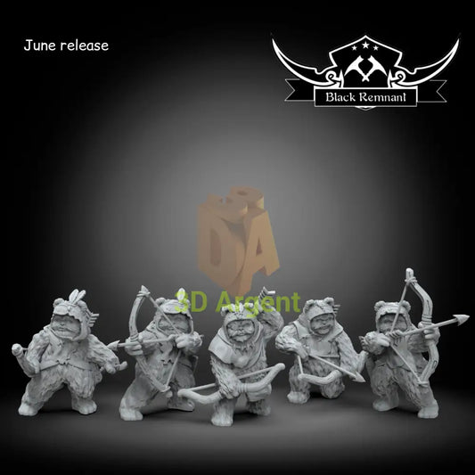 Ewok Archers- Star Wars Legion compatible 3D Printed Resin Miniatures Toys & Games:Wargames & Role-Playing:Star Wars