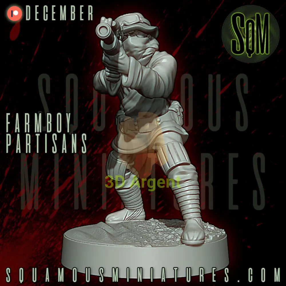 Farmboy Partisans Star Wars Legion compatible 3D Resin Miniatures Squamous Toys & Games:Wargames & Role-Playing:Star