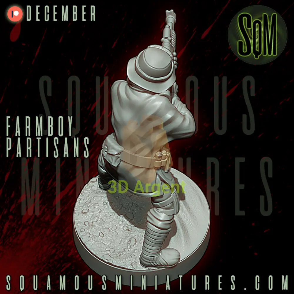 Farmboy Partisans Star Wars Legion compatible 3D Resin Miniatures Squamous Toys & Games:Wargames & Role-Playing:Star