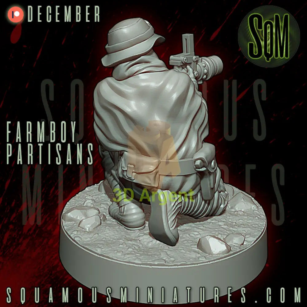 Farmboy Partisans Star Wars Legion compatible 3D Resin Miniatures Squamous Toys & Games:Wargames & Role-Playing:Star