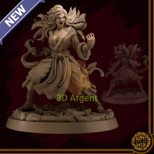 Fei Ling - Monastery of Misguided Discipline - Runes & Resin 75mm Miniature - Toys & Games:Wargames &