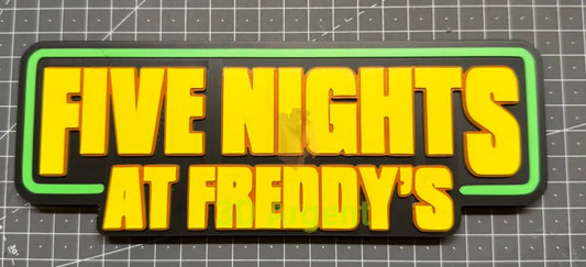 Five Nights at Freddy’s Logo Sign – 3D Printed Multi-Colour Gaming Display Stand Video Games & Consoles:Video Game