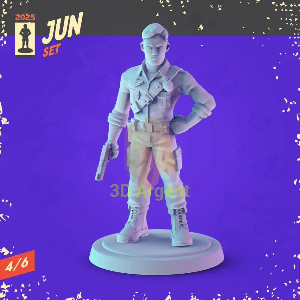 G.I. Joe Miniatures – Duke Roadblock Shipwreck Baroness Destro Cobra Commander 32 mm 2 Duke Toys & Games:Wargames &