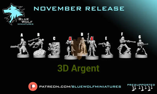 Galactic Marines- Star Wars Legion 3D Printed Resin BlueWolf Miniatures A Toys & Games:Wargames & Role-Playing:Star Wars