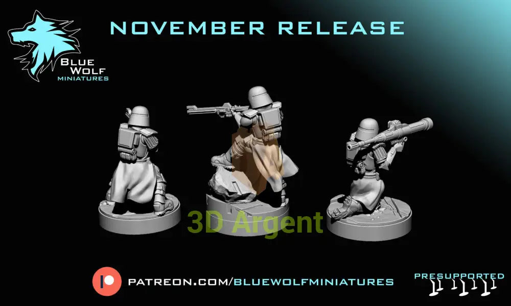 Galactic Marines- Star Wars Legion 3D Printed Resin BlueWolf Miniatures Toys & Games:Wargames & Role-Playing:Star Wars