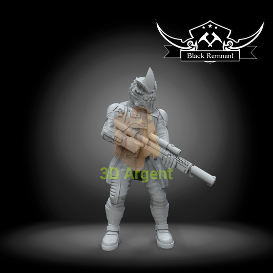 General Daeruun - Star Wars Legion compatible 3D Printed Resin Miniatures Toys & Games:Wargames & Role-Playing:Star Wars