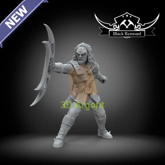 General Martok Star Trek Klingon Empire Black Remnant 3D Printed Resin Miniature