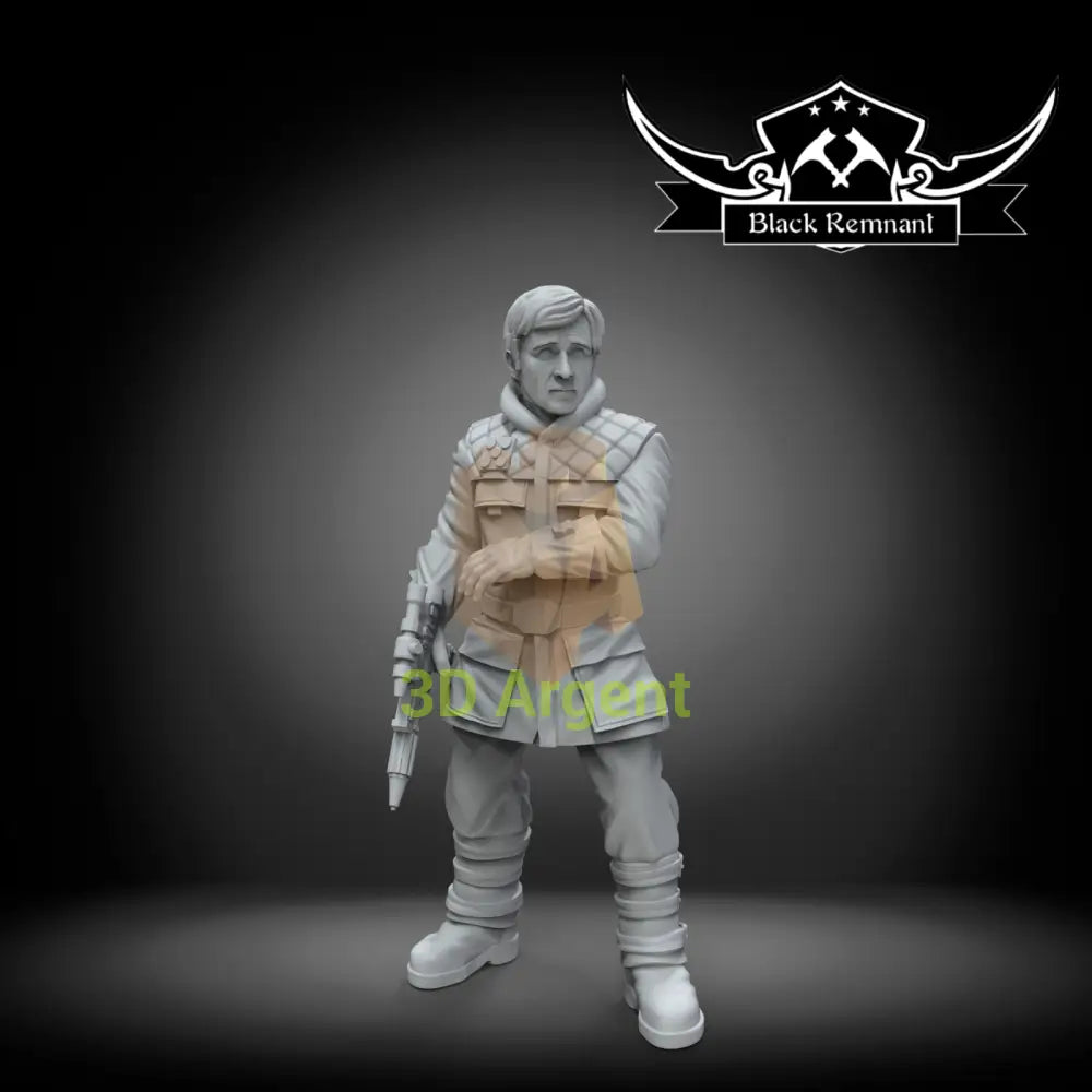 General Rieekan - Star Wars Legion compatible 3D Printed Resin Miniatures Toys & Games:Wargames & Role-Playing:Star Wars