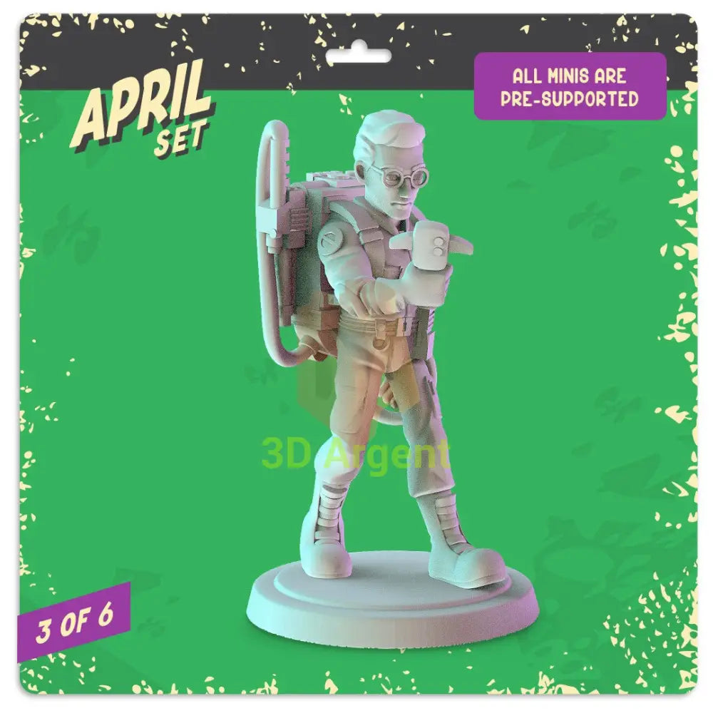 Ghostbusters Figures compatible D&D DragonLance Miniatures Pop Minis - 1 Egon Spengler - Toys & Games:Wargames &