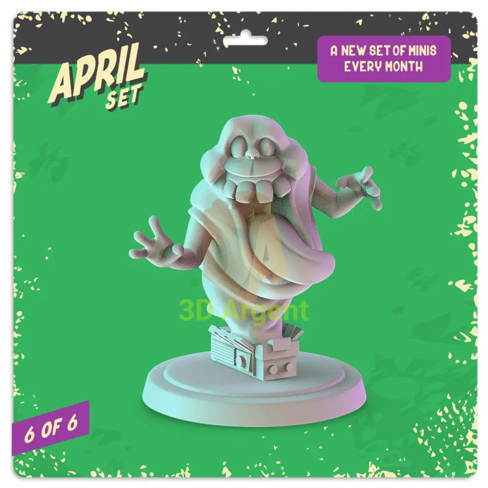 Ghostbusters Figures compatible D&D DragonLance Miniatures Pop Minis - 5 Slimer - Toys & Games:Wargames &