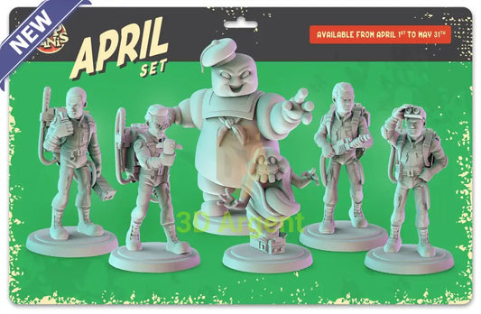 Ghostbusters Figures compatible D&D DragonLance Miniatures Pop Minis - All Figures - Toys & Games:Wargames &