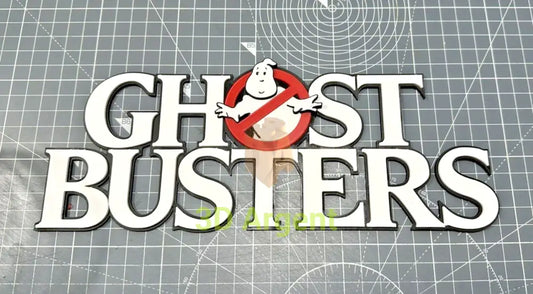 GhostBusters Logo - 3D Printed Sign Stand Collectables:Science Fiction Collectables:Other Science Fiction Items