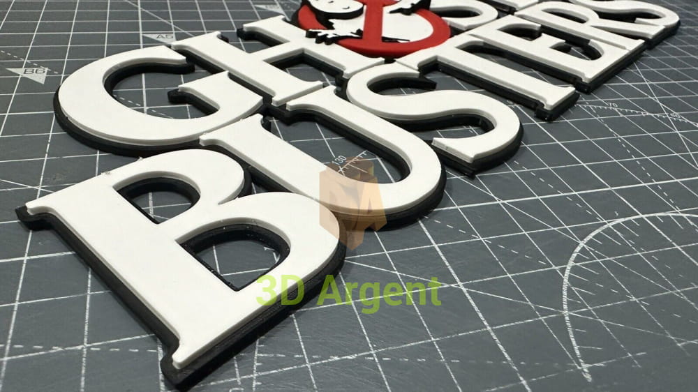 GhostBusters Logo - 3D Printed Sign Stand Collectables:Science Fiction Collectables:Other Science Fiction Items