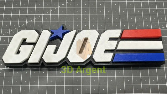 GI JOE - 3D Printed Sign Stand Toys & Games:Action Figures & Accessories:Action Figures Accessories