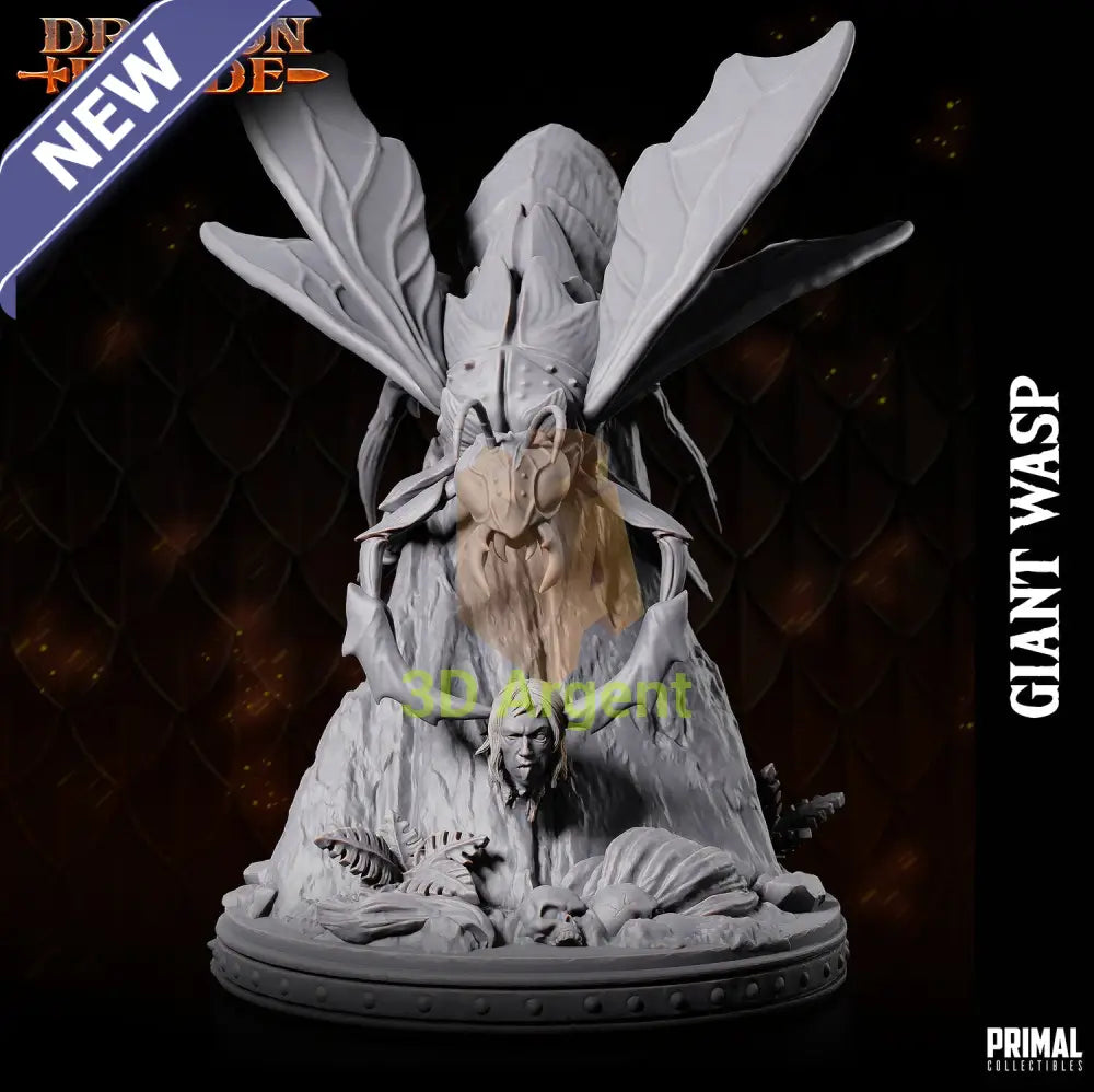 Giant Wasp B – Dragonblade – Primal Collectibles Resin Miniature - Toys & Games:Wargames &