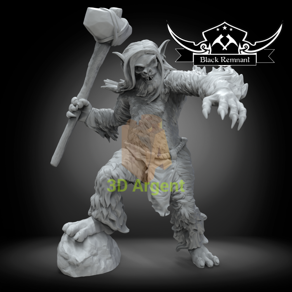 Gorax Endor Forest Yeti Star Wars Legion compatible 3D Printed Resin Miniatures Toys & Games:Wargames &