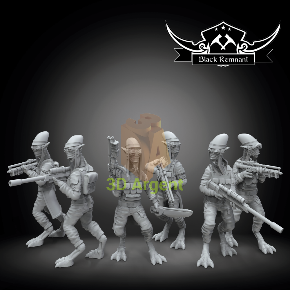 Gossam Commandos Squad 6x Star Wars Legion compatible 3D Resin Miniatures Toys & Games:Wargames & Role-Playing:Star Wars