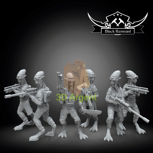 Gossam Commandos Squad 6x Star Wars Legion compatible 3D Resin Miniatures Toys & Games:Wargames & Role-Playing:Star Wars